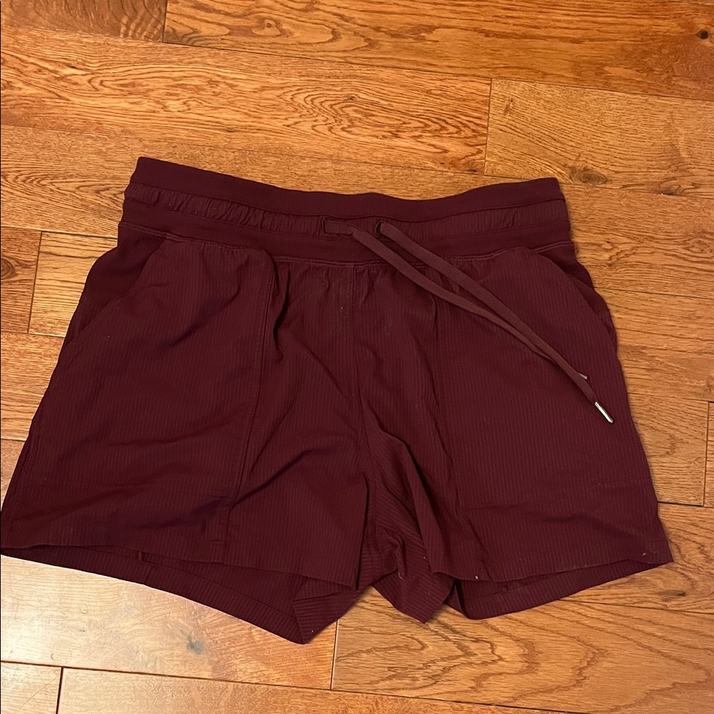 Lululemon Athletica Women's Burgundy Athletic Shorts